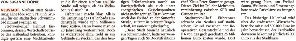 Diese Stadt braucht ein Schwimmbad