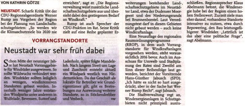 Windrder in Schutzgebieten?