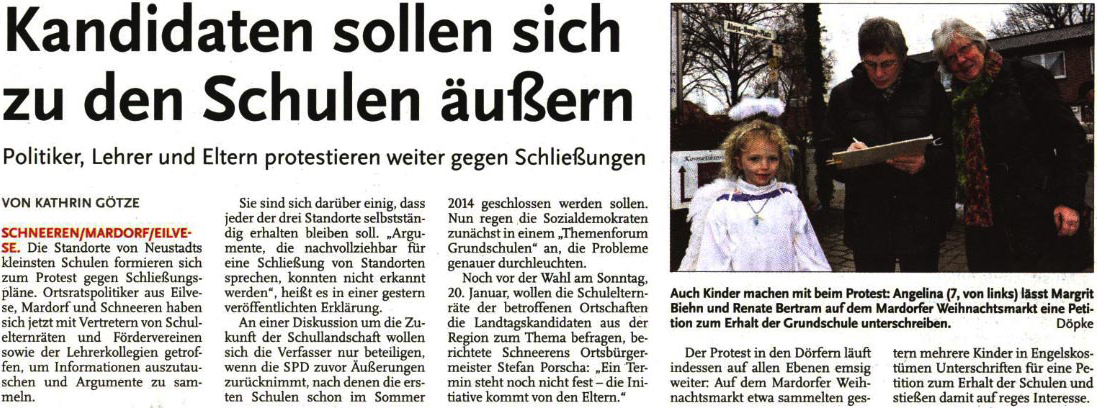 Kandidaten sollen sich zu den Schulen uern (Bild und Text)