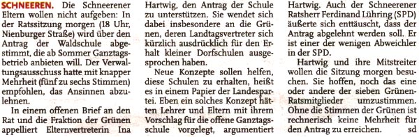 Morgen gilt's: Eltern werben fr ihre Ganztagsschule