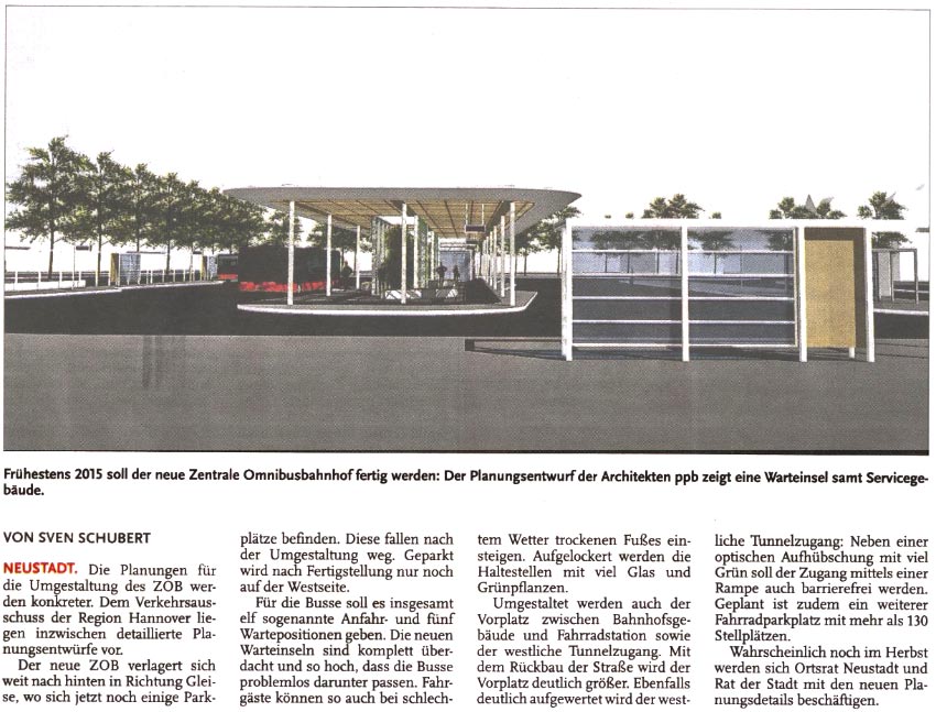 ZOB-Plan nimmt Gestalt an (Bild und Text)