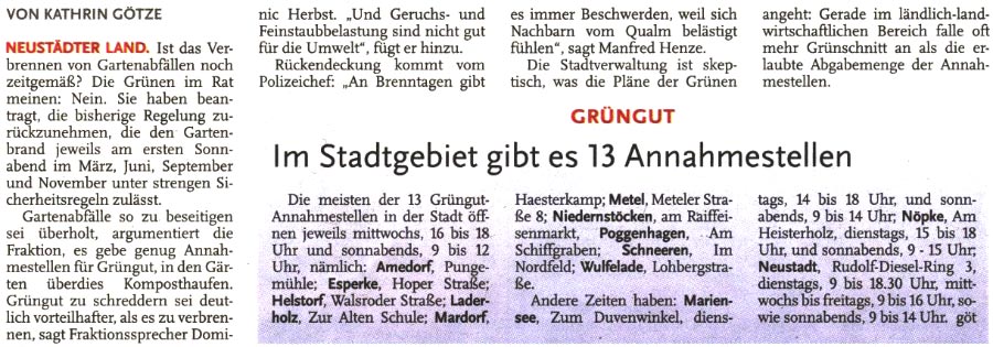 Grne:: Brenntage abschaffen (Text)