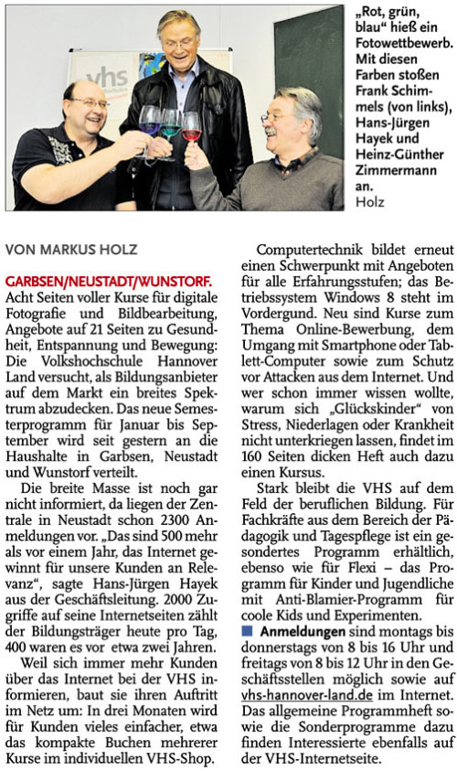 Die VHS bringt collen Kids die Knigge-Kniffe bei (LZ)