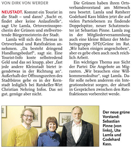 Grne: Fr Touristen fehlt eine Infostelle (Bild und Text)