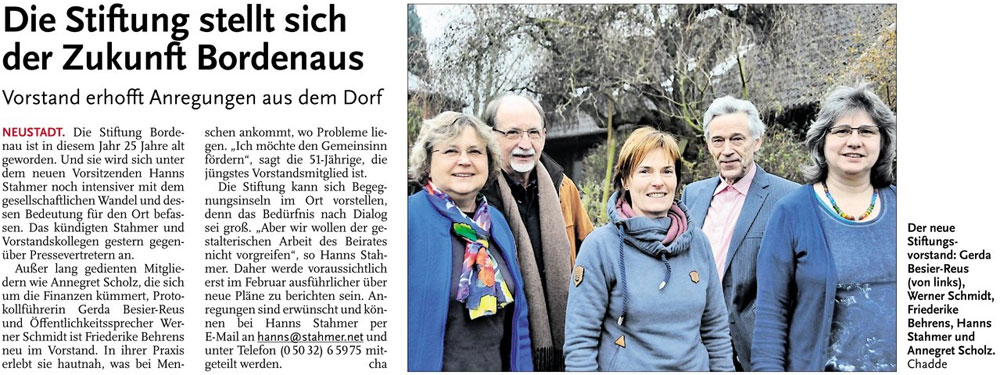 Die Stiftung stellt sich der Zukunft Bordenaus