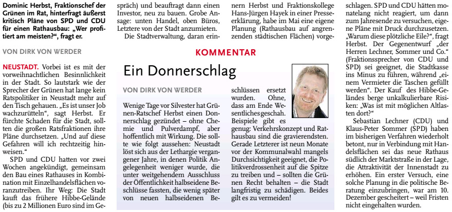 Grne: Wer profitiert davon ? (Text und Bild)