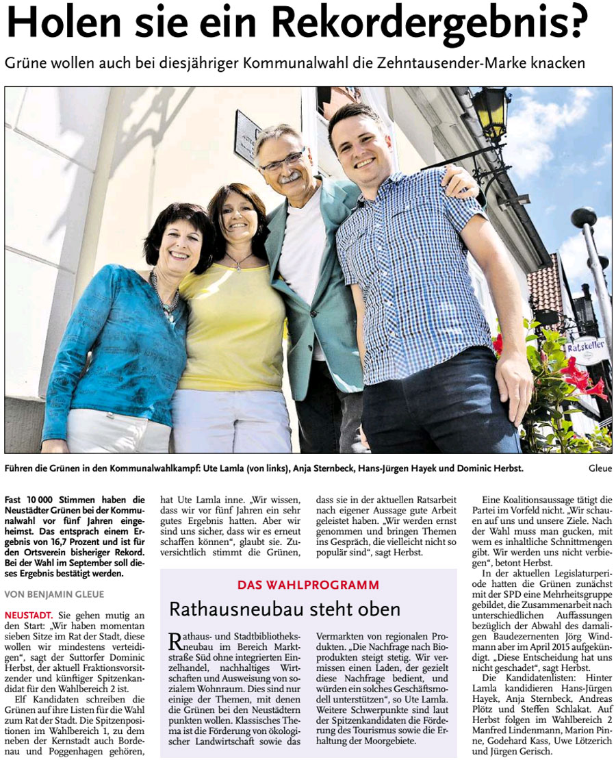 Holen sie ein Rekordergebnis ? (Bild und Text)