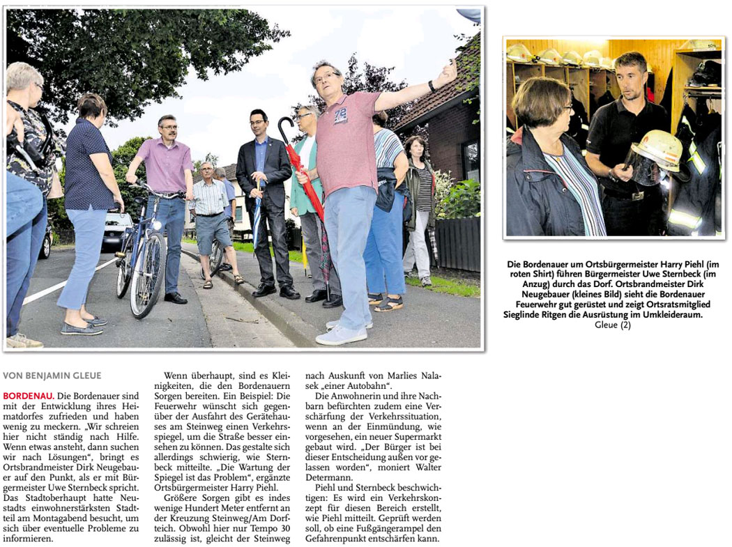 Verkehr am Steinweg bereitet Sorgen (Bild und Text)