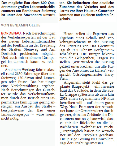 Dorfwerkstatt legt erstes Programm bis Dezember vor (Bild und Text)