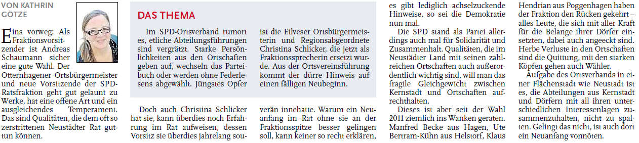 Ein kühler Hauch im SPD-Ortsverband