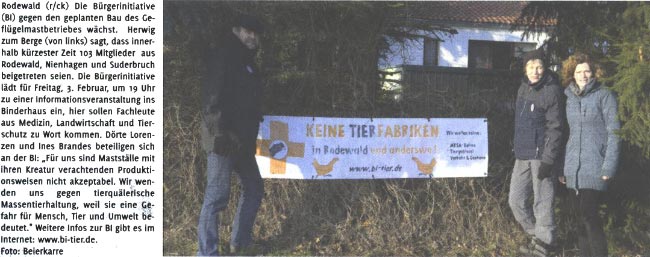 Hhnchenmast in Rodewald (Bild und Text)