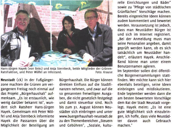 Jetzt am Brgerhaushalt beteiligen (Bild und Text)