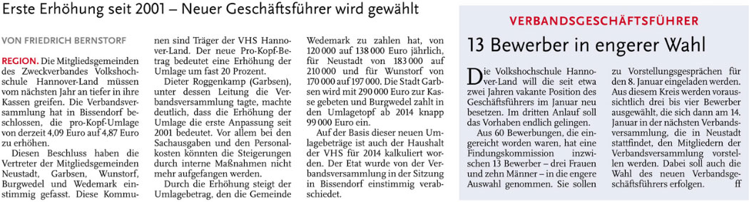 Umlage fr Mitgliedsgemeinden steigt (Text)