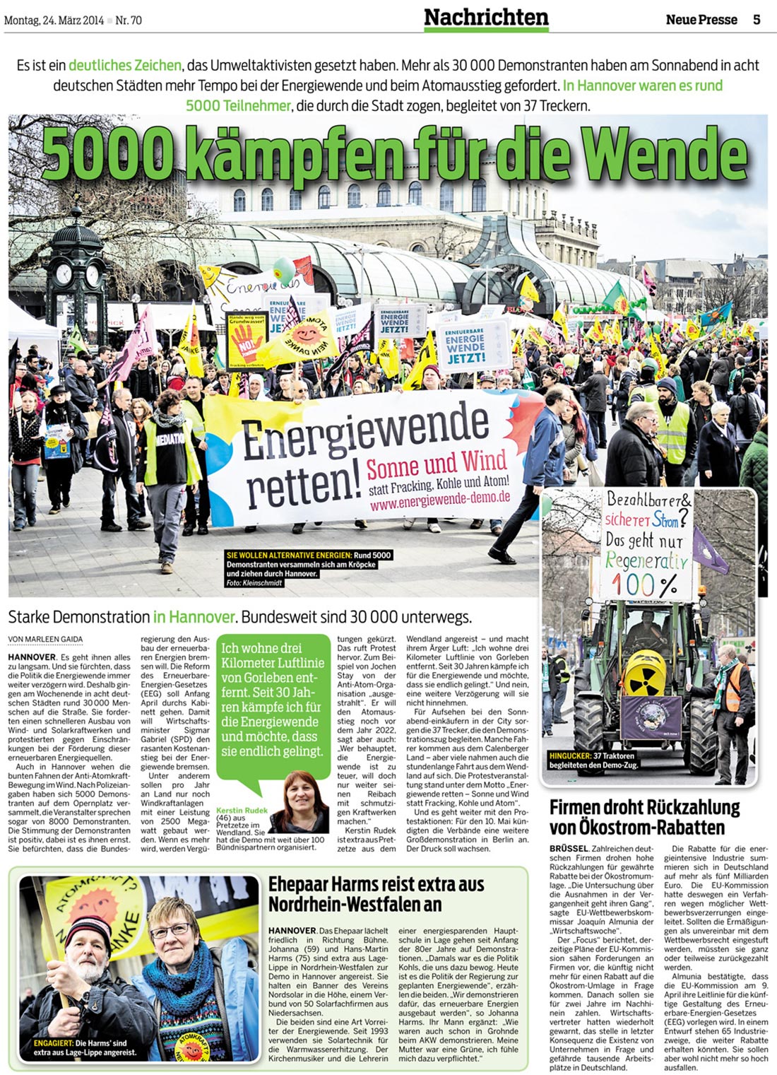 5000 kmpfen fr die Wende (Bilder und Text)