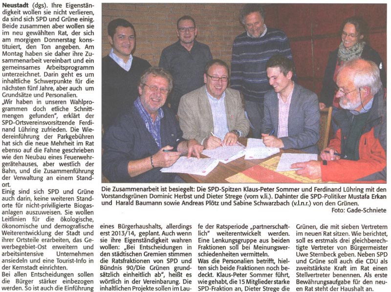 Rot-Grn will zusammenarbeiten - aber trotzdem eigenstndig bleiben