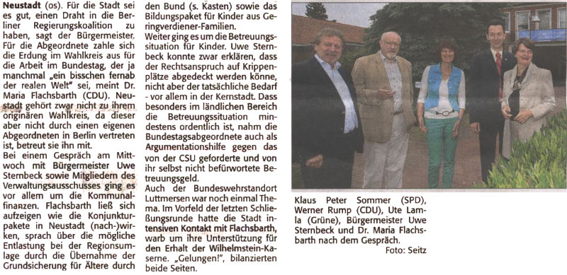 Ein bischen Realitt tanken fr das ferne Raumschiff Bundestag (Bild und Text)