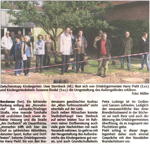 Gute und schlechte Nachrichten auf Sternbecks letzter Tour (Text und Bild)