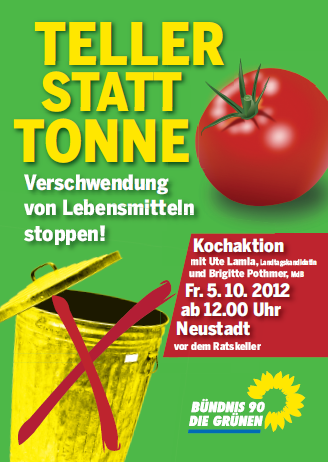 Flyer zur Veranstaltung: Teller statt Tonne
