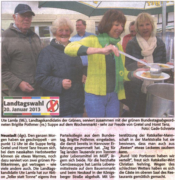 Reste auf dem Teller (Bild und Text)