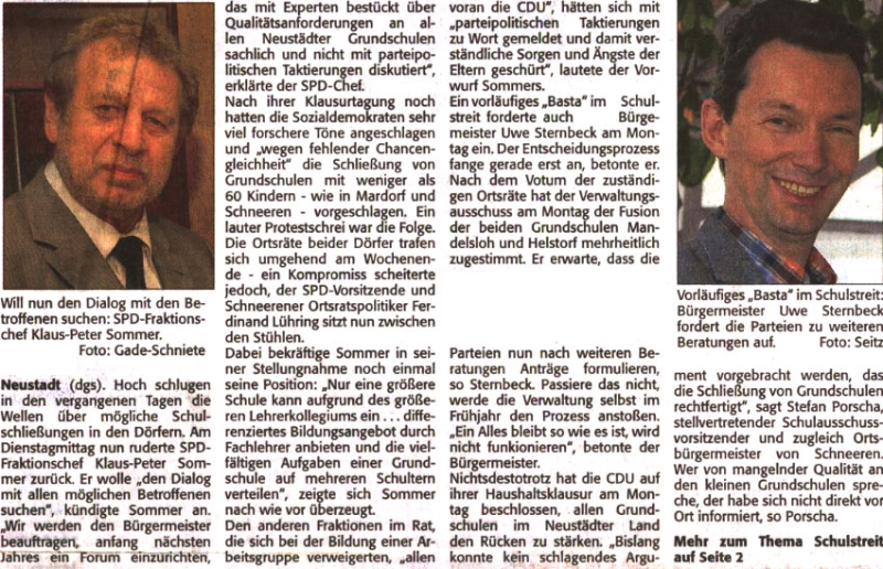 Sternbeck: "Alles bleibt so wie es ist, wird nicht funktionieren"