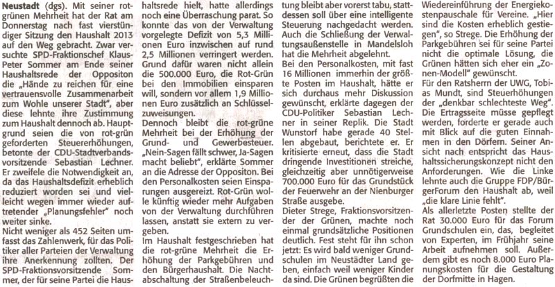 Ausgestreckte Hnde werden begrt - aber die Fronten bleiben wie sie sind (Text)