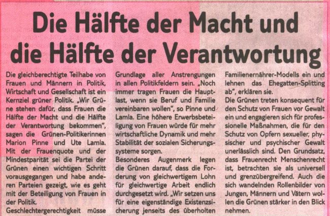 Die Hlfte der Macht und die Hlfte der Verantwortung (Text)