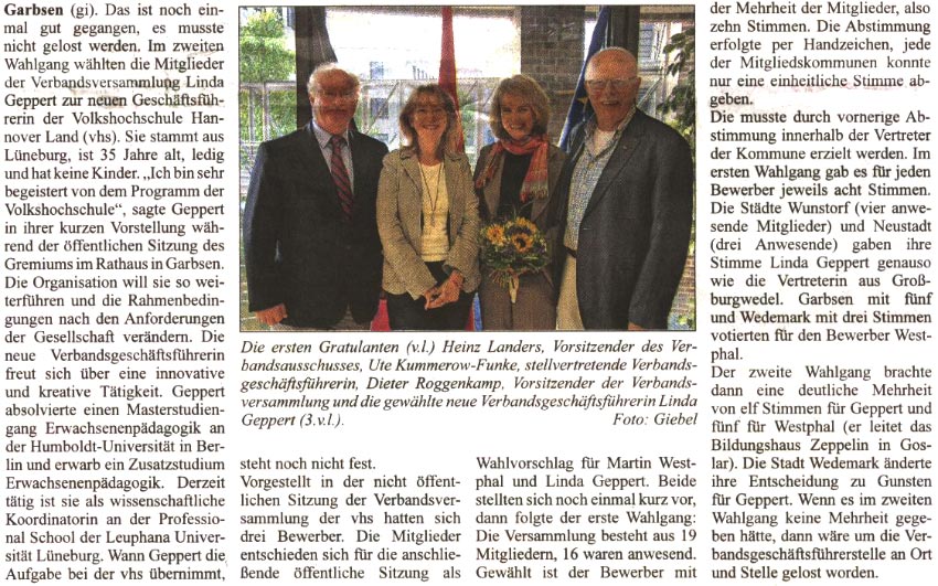 Linda Geppert ist die neue vhs-Geschftsfhrerin (Text und Bild)