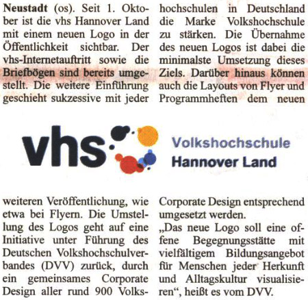 vhs Hannover Land mit neuem Logo (Logo und Text)