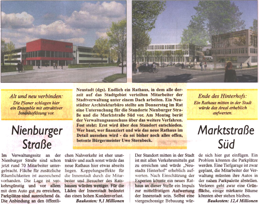 Ein neues Rathaus - oder so? (Bilder und Text)
