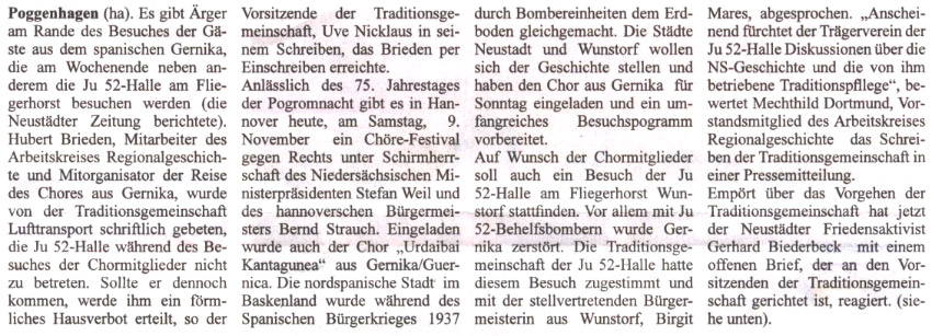 Eklat zum Gastbesuch der Ju-Halle: Hausverbot fr Brieden