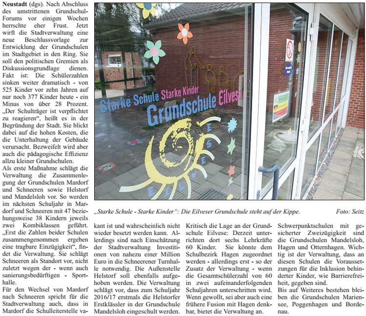 Mardorf und Schneeren sowie Helstorf und Mandelsloh sollen fusionieren