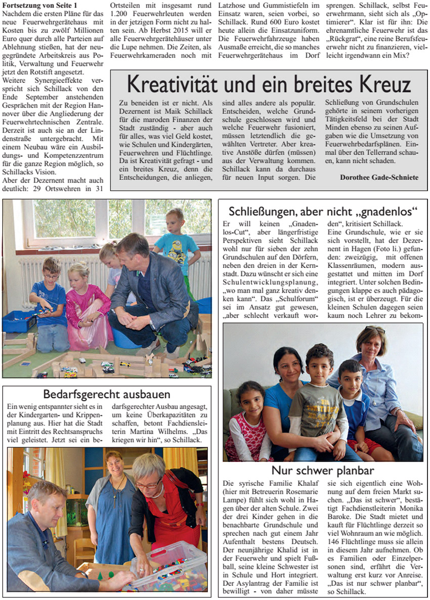 Neuer Dezernent - neuer Wind? Beim Gertehaus ber 500 000 eingespart  (Bilder und Text)