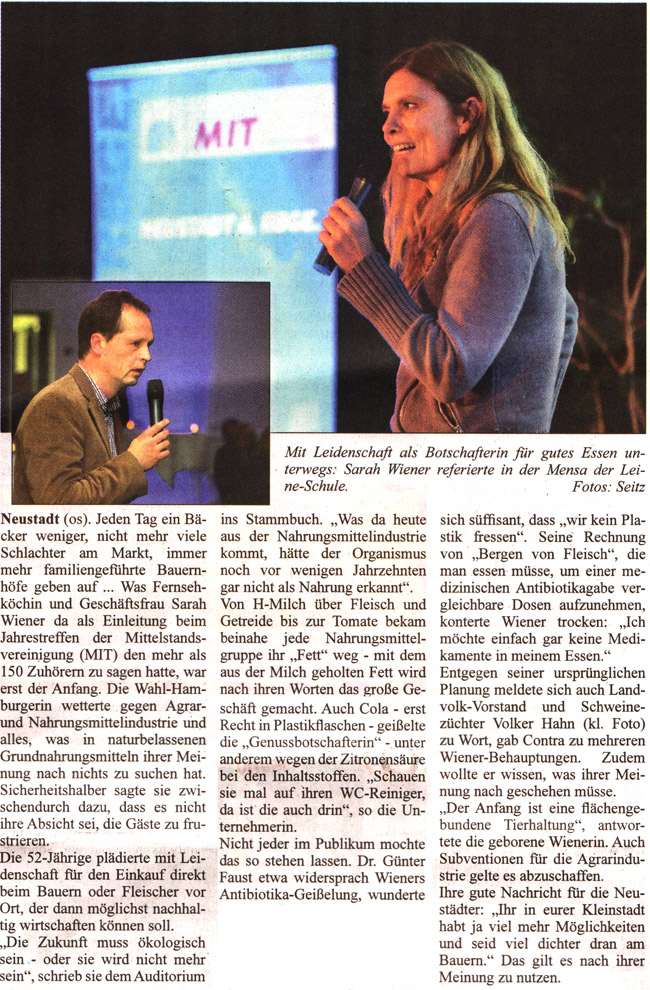 "Ich mchte Sie nicht frustrieren" (Text und Bild)