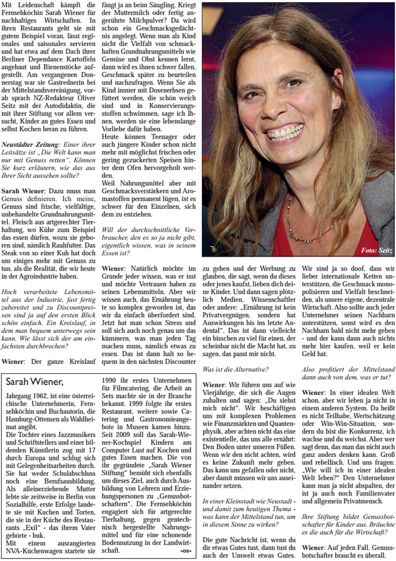 Genussbotschafter braucht es berall (Bild und Text)