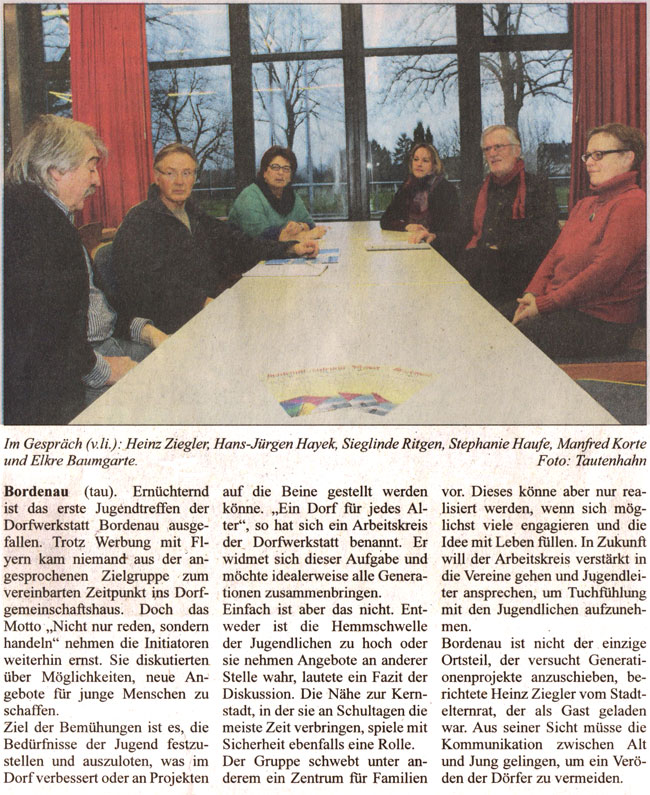 Die Zielgruppe bleibt fern (Bild und Text)