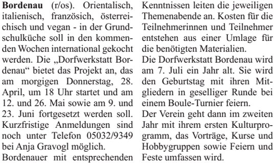 Internationale Kche (text)