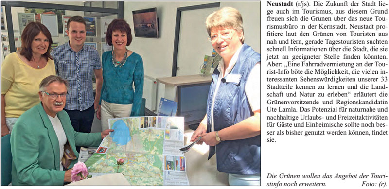 Grne begren neue Touristinfo (Bild und Text)