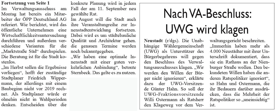 Trotz Klage: Planungen für ein neues Rathaus in der Innenstadt laufen weiter