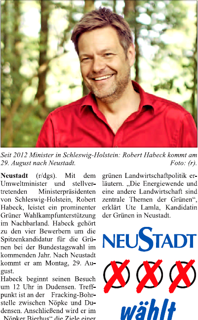 Energiewende und alternative Landwirtschaft (Bild und Text)