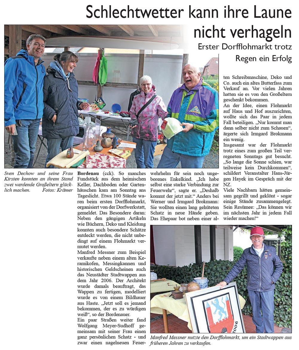 Schlechtwetter kann ihre Laune nicht verhageln